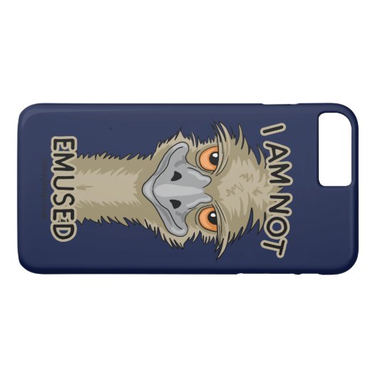 Ich bin kein lustiger Emu Pun Case-Mate iPhone Hülle (Rückseite (Horizontal))