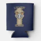 Ich bin kein lustiger Emu Pun Dosenkühler (Vorderseite)