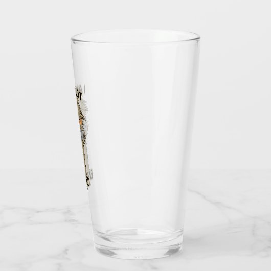 Ich bin kein lustiger Emu Pun Glas (Links)