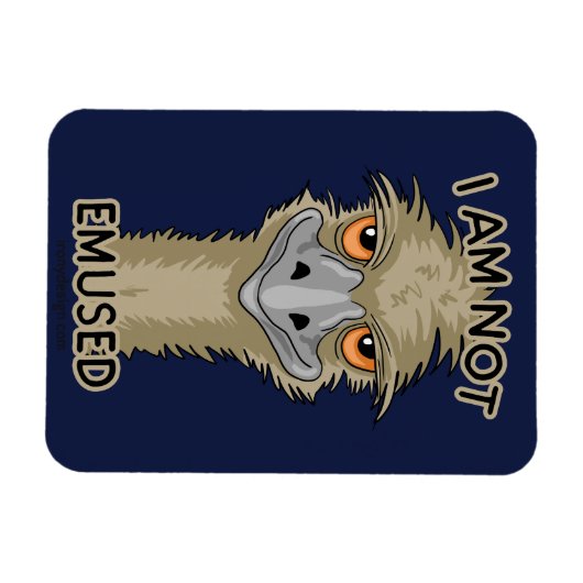 Ich bin kein lustiger Emu Pun Magnet (Horizontal)