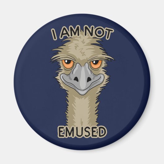 Ich bin kein lustiger Emu Pun Magnet (Vorne)