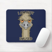 Ich bin kein lustiger Emu Pun Mousepad (Mit Mouse)