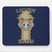 Ich bin kein lustiger Emu Pun Mousepad (Vorne)
