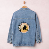Ich bin kein lustiger Eule-Zitat am Morgen Jeansjacke (Hangar)