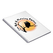 Ich bin kein lustiger Eule-Zitat am Morgen Notizblock (Rechte Seite)