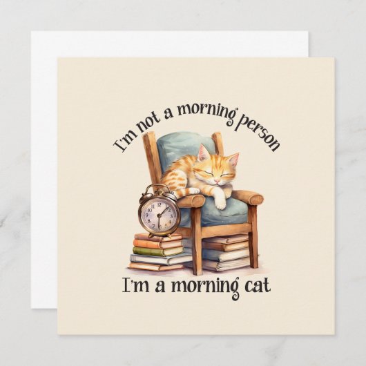 Ich bin kein Morgen (Vorne/Hinten)