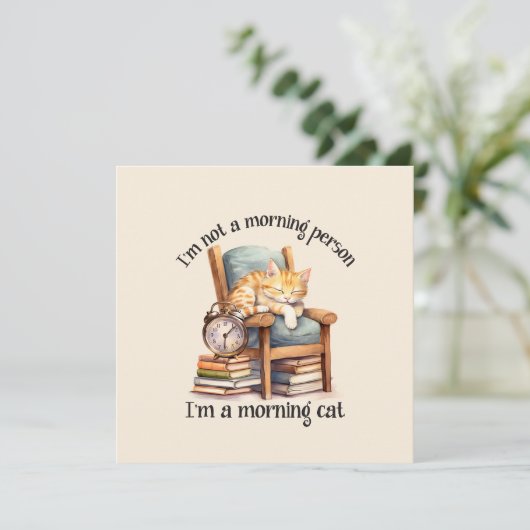 Ich bin kein Morgen (Stehend Vorderseite)