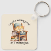 Ich bin kein Morgen Schlüsselanhänger (Rückseite)