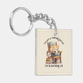 Ich bin kein Morgen Schlüsselanhänger (Vorderseite links)