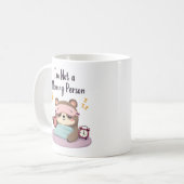Ich bin kein Morgenmensch Kaffeetasse (Vorderseite Links)