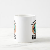 Ich bin kein Morgenmensch Panda Kaffeetasse (Mittel)