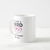 Ich bin kein Nerd Kaffeetasse (Vorderseite Links)
