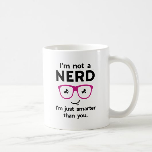 Ich bin kein Nerd Kaffeetasse (Rechts)