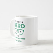 Ich bin kein Nerd Kaffeetasse (Vorderseite Links)