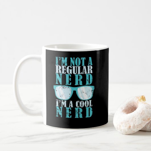 ich bin kein normaler Nerd, sondern cool Kaffeetasse (Mit Donut)