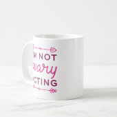 Ich bin kein ovarielles Schauspiel Kaffeetasse (Vorderseite Links)