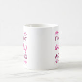 Ich bin kein ovarielles Schauspiel Kaffeetasse (Mittel)