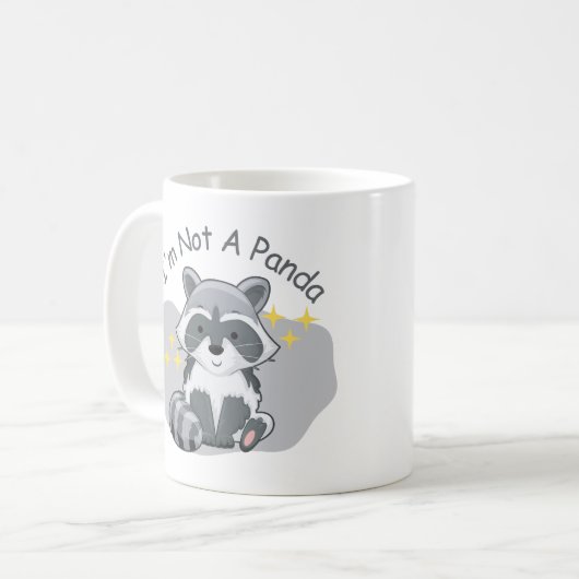 Ich bin kein Panda Kaffeetasse (Vorderseite Links)