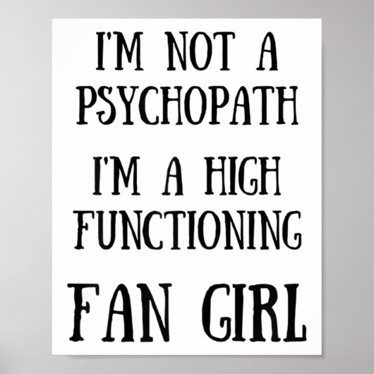 Ich bin kein Psychopath, ein hochfunktionierendes Poster (Vorne)