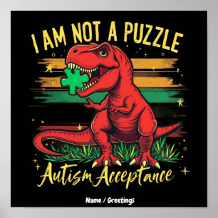 Ich bin kein Puzzle: Akzeptanz von Autismus wird g Poster
