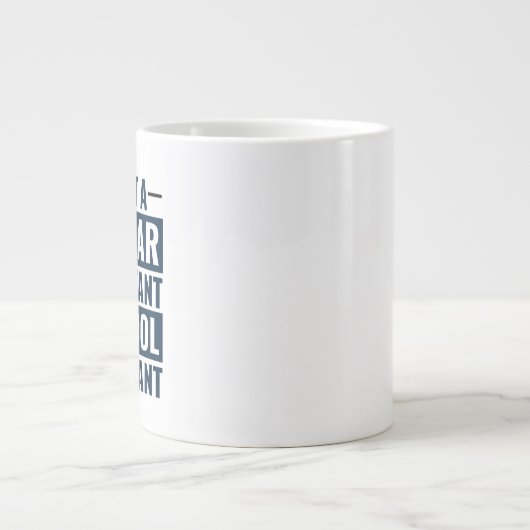 Ich bin kein regelmäßiger Buchhalter, ich bin Cool Jumbo-Tasse (Vorderseite)