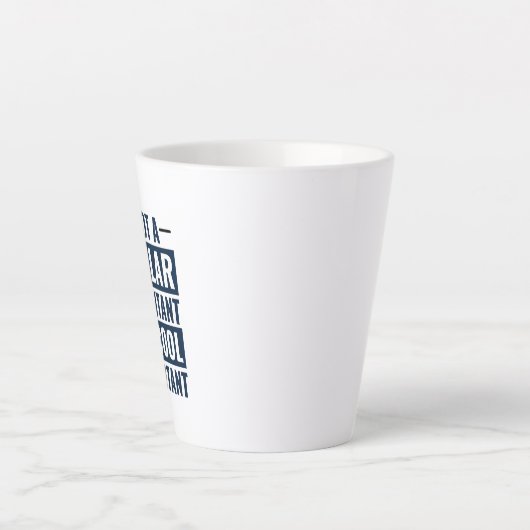 Ich bin kein regelmäßiger Buchhalter, ich bin Cool Milchtasse (Vorderseite)