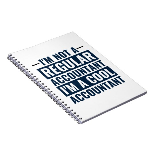 Ich bin kein regelmäßiger Buchhalter, ich bin Cool Notizblock (Rechte Seite)