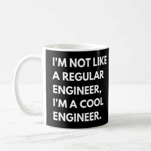 Ich bin kein regelmäßiger Ingenieur, ich bin ein C Kaffeetasse (Links)