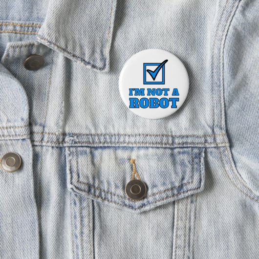 Ich bin kein Roboter Button (Beispiel)