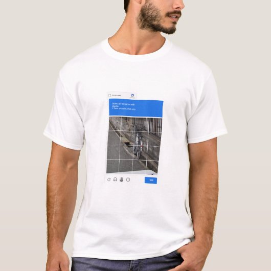 Ich bin kein Roboter - CAPTCHA Challenge T-Shirt (Vorderseite)