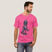 ICH bin kein Roboter Grau mit Computer Internet T-Shirt (Vorne ganz)