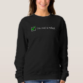 Ich bin kein Roboter Ich Captcha Bot Login Cookie  Sweatshirt (Vorderseite)