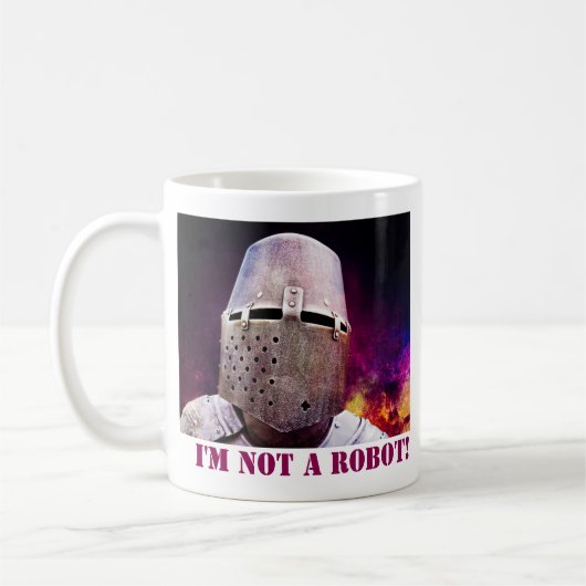 Ich bin kein Roboter Kaffeetasse (Links)