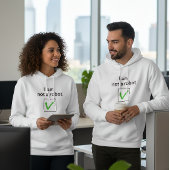 „Ich bin kein Roboter“-Kapuzenpullover Hoodie