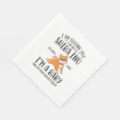 Ich bin kein Shiba in meiner Mama und sagte, ich s Serviette (Ecke)