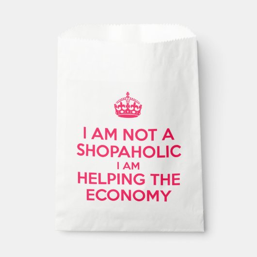 Ich bin kein Shopaholiker Geschenktütchen (Vorderseite)