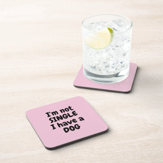 Ich bin kein Single Hard Plastic Untersetzer - Set (Rechte Seite)