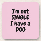 Ich bin kein Single Hard Plastic Untersetzer - Set (Vorderseite)