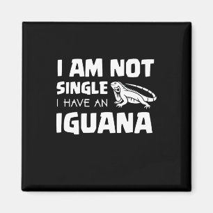 Ich bin kein Single Ich habe eine Iguana Magnet