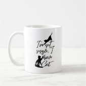 Ich bin kein Single, ich habe eine Katze Kaffeetasse (Links)