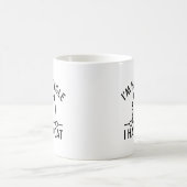 Ich bin kein Single, ich habe eine Katze Kaffeetasse (Mittel)