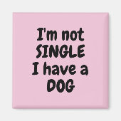 Ich bin kein Single Square Magnet (Vorne)