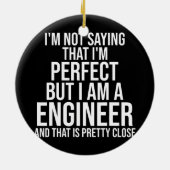 Ich bin kein Sprichwort, dass ich ein perfekter Fu Keramik Ornament (Hinten)