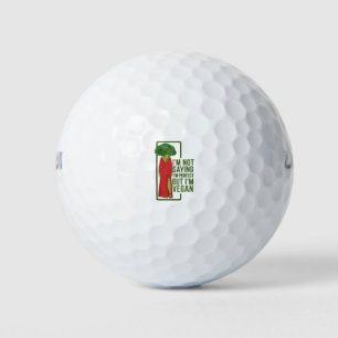 Ich bin kein Sprichwort, dass ich perfekt bin, abe Golfball