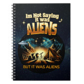 Ich bin kein Sprichwort, es waren Außerirdischen, Notizblock (Vorderseite)