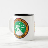 Ich bin kein Sprichwort, es waren Außerirdischen,  Zweifarbige Tasse (Vorderseite Links)