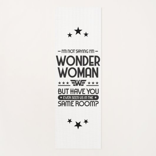 Ich bin kein Sprichwort, ich bin wW Yogamatte (Vorderseite)