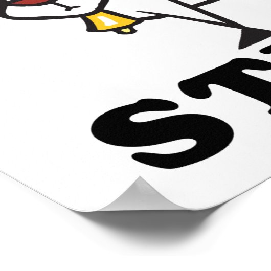 Ich bin kein Steak Animal Rights Poster (Ecke)