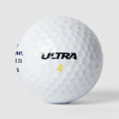 Ich bin kein Streuner - Ich bin kein Streuner Golfball (Logo)