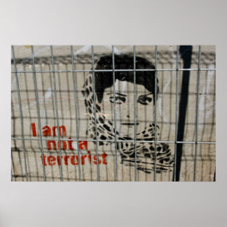 "Ich bin kein Terrorist" Poster